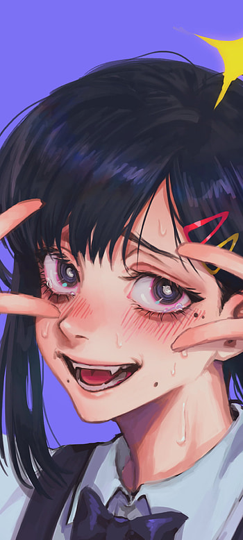 Kobeni Higashiyama, Anime, Chainsaw Man HD phone wallpaper