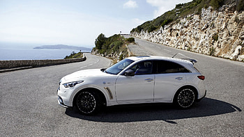 Cars, Infiniti, Turn, Side View, Quote, Fx50 HD wallpaper