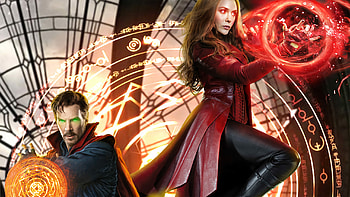 Dr. Strange and Scarlet Witch, Doctor Strange in the Multiverse of Madness HD wallpaper