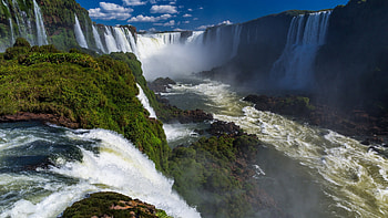 Iguazu River, Iguazu Falls HD wallpaper