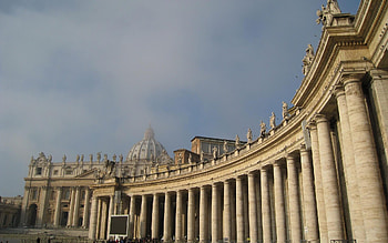 Vatican City Travels, Foggy city, Forest mist, Mystery in the air HD wallpaper