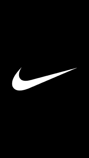 Nike Logo, Black Background HD phone wallpaper