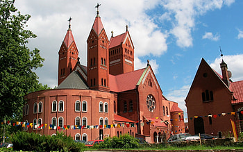 Church, Building, Minsk, Architecture marvel HD wallpaper