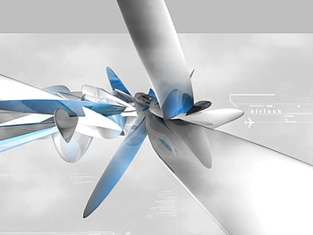 Airlock, blue, wings, white, pure HD wallpaper