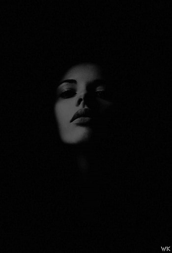 Dark, Female Black HD phone wallpaper