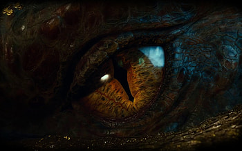 Smaug, Eyes dragons, The Hobbit HD wallpaper