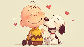 Kawaii Moments: Snoopy and Charlie Brown, TV Show, The Snoopy Show, Snoopy, Charlie Brown, kawaii HD wallpaper