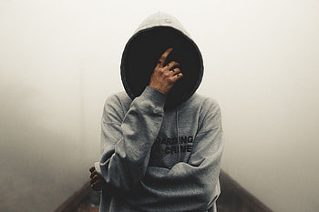 Dark, Silhouette, Miscellanea, Miscellaneous, Anonymous, Hoodie, Hoodies, Hood HD wallpaper
