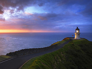 Cape Reinga, Lighthouses HD wallpaper