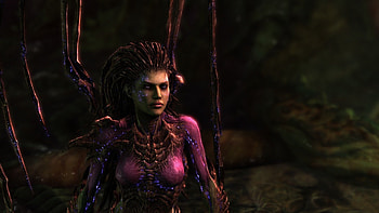 Women video games, StarCraft Zerg, Blizzard Entertainment, Sarah Kerrigan HD wallpaper