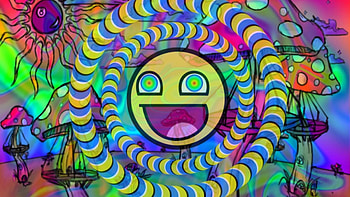 Psychedelic Emoji HD wallpaper