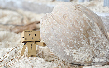 Sand, Rock, Miscellanea, Miscellaneous, Stone, Cardboard Robot, Danboard HD wallpaper