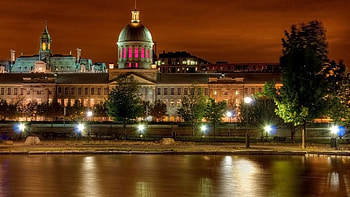 Cities, Rivers, Night, Building, Reflection, Shine, Light HD wallpaper