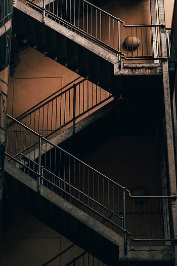 Building, Miscellanea, Miscellaneous, Wall, Stairs, Ladder, Handrail, Railings HD phone wallpaper