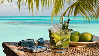 mojito, cocktail, , points, beach HD wallpaper
