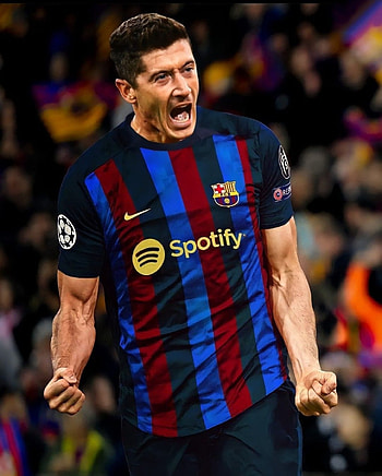 Lewandowski, Nike, Red, soccer, Goal, Blue, Nine, Football HD phone wallpaper