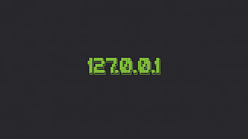 Localhost Ascii Characters, ascii, localhost, computer, hacker, minimalism, minimalist, typography HD wallpaper