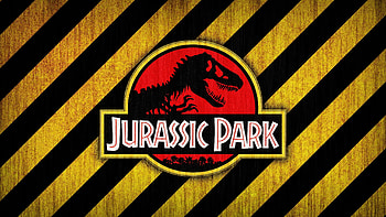 Jurassic World, Iconic logo, Dinosaur park, Classic film HD wallpaper