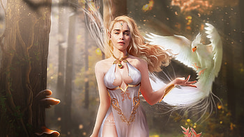 Forest Elf, angel, CG, fantasy, Elf HD wallpaper