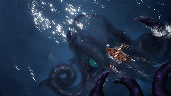 Northgard's Clan of the Kraken DLC, Play as squid worshippers, New gaming experience, Viking strategy game HD wallpaper