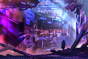 Computer Temple, artist, artwork, digital-art, deviantart HD wallpaper