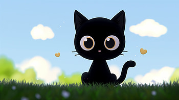 Chococat Sanrio - Cute Black Cat Background, Chococat, sanrio, Black Cat, cute cat HD wallpaper