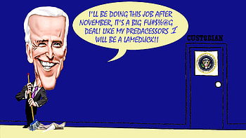 Job, dumb, biden, loser, janitor HD wallpaper
