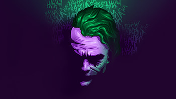 Joker Madness Unleashed, joker, supervillain, superheroes, minimalism, minimalist, artist, artwork, digital-art, behance HD wallpaper
