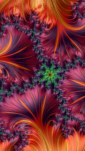 Trippy Psychedelic Fractal, Abstract, fractal HD phone wallpaper