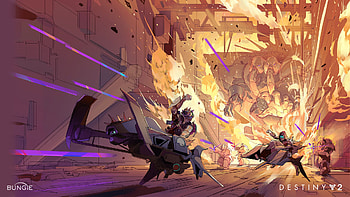 video game, Destiny 2, sci fi battle HD wallpaper