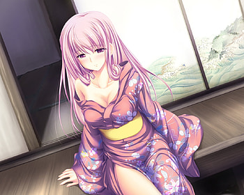 milene, girl, kimono, anime HD wallpaper