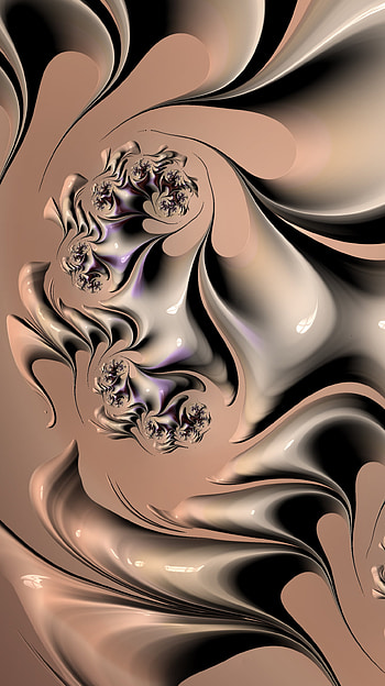 Fractal Art for your Smart or Tablet, brown, CGI, psychedelic, trippy, Abstract, fractal HD phone wallpaper