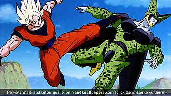 Cell Vs Goku Dragon Ball Z Backgrounds and S or . HD wallpaper