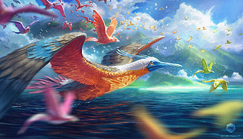 Birds Flying Away, birds, artist, artwork, digital-art HD wallpaper