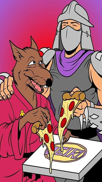 Pizza Party, teenage mutant ninja turtles, tmnt HD phone wallpaper