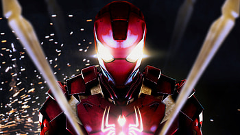 Spidey Iron Suit , spiderman, superheroes, artwork, digital-art, art, deviantart HD wallpaper