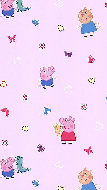 Peppa pig, cartoon HD phone wallpaper