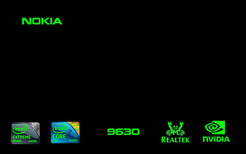 Nokia 9630 welcome screen, intel, nvidia, nokia, realtek HD wallpaper