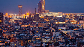 Barcelona cityscape, Urban views, Spanish charm, City life HD wallpaper