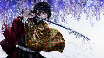 Giyuu Tomioka, Demon Slayer: Kimetsu no Yaiba HD wallpaper