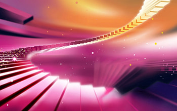 Abstract, Shine, Light, Multicolored, Motley, Brilliance, Stairs, Ladder HD wallpaper