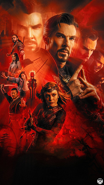 Doctor Strange MoM, marvel, may, multiverse, benedict_cumberbatch, madness, doctor_strange, wong, 2022, wanda, spider-man HD phone wallpaper
