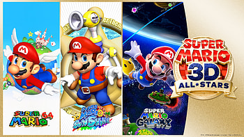 Super Mario Galaxy, Video Game, Super Mario 3D All Stars, Mario, Super Mario 64, Super Mario Sunshine HD wallpaper
