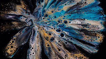 blue, Abstract, paint, abstract blue HD wallpaper