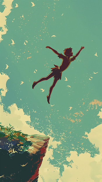 Peter Pan Magical Flight - Enchanting HD phone wallpaper