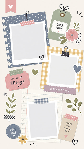 Pocket Scrapbook — Polaroid Memories, Collage HD phone wallpaper
