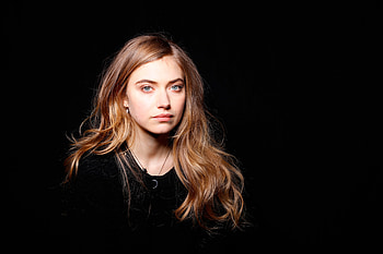 Imogen Poot, eye, hair HD wallpaper
