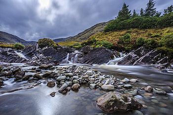 Nature, Water, Rivers, Stones, Mountains, Flow HD wallpaper
