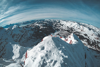 Winter, Nature, Mountains, Snow, Vertex, Top, Snow Covered, Snowbound HD wallpaper
