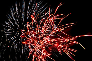 Holidays, Sparks, Glow, Fireworks, Firework HD wallpaper